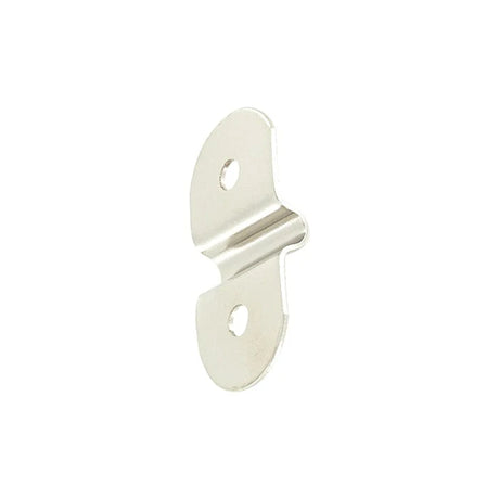 1 1/4" Nickel, D-Ring Mounting Bracket Standard Profile, Steel