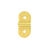 1/4" Brass, D-Ring Mounting Bracket, Steel