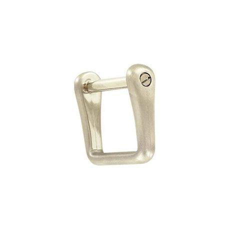 1" Shiny Nickel, Handle Loop with Screw-In Pin, Zinc Alloy