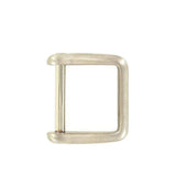 1" Shiny Nickel, Handle Loop with Screw-In Pin, Zinc Alloy