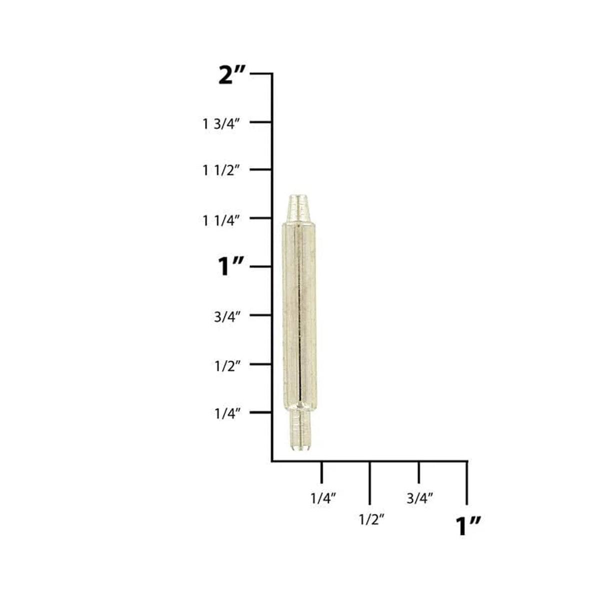 1" Nickel, Extra Spring Pin for P-1580, Zinc Alloy