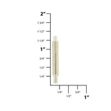 1" Nickel, Extra Spring Pin for P-1580, Zinc Alloy
