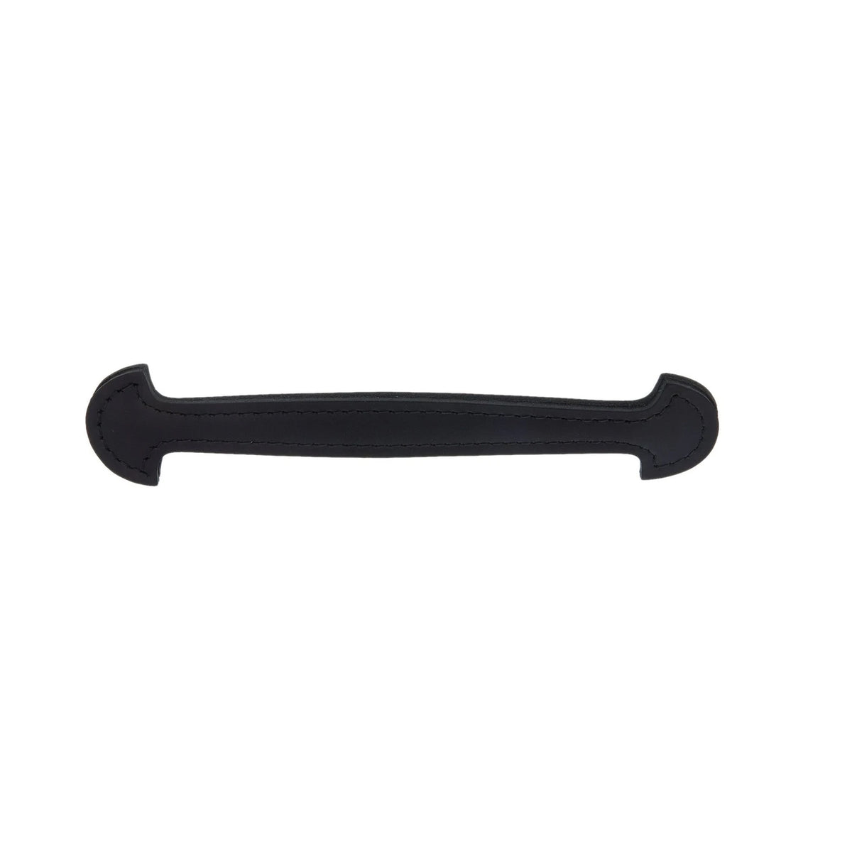 3/4" Black, Shovel Head Steamer Trunk Handle, Leather