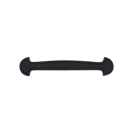 3/4" Black, Shovel Head Steamer Trunk Handle, Leather