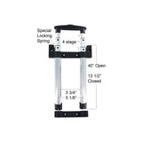 13" Black, 4-Stage Pull Handle Assembly