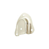1 1/4" Nickel, Smooth Edge Spade Trunk Handle End Cap, Steel