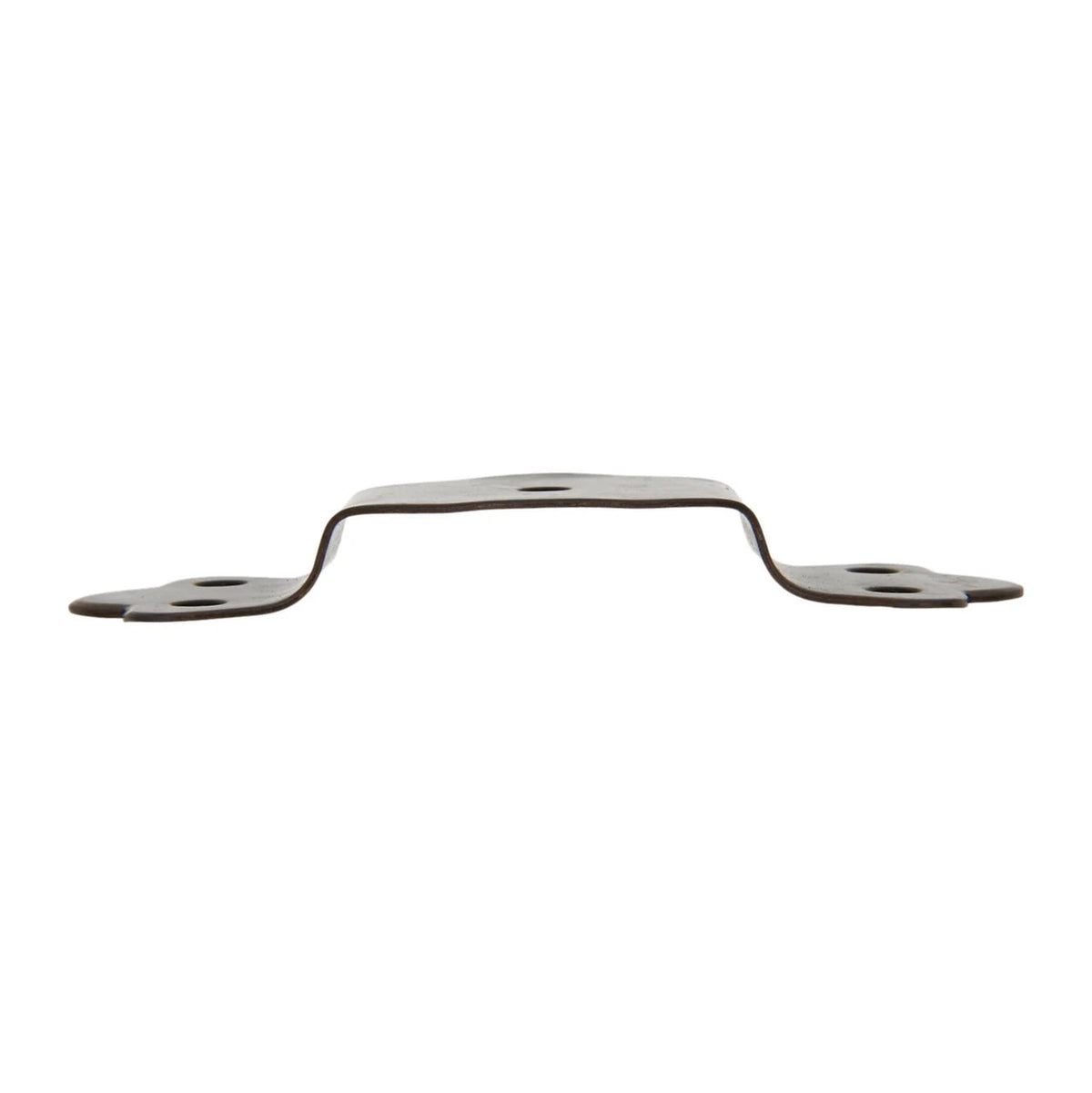 1 1/4" Antique Brass, Round Edge Trunk Handle Loop Holder No Nail, Steel