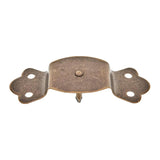 1 1/4" Antique Brass, Round Edge Trunk Handle Loop with Nail, Steel