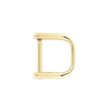 3/4" Gold, Handle Loop with Screw-In Pin, Zinc Alloy