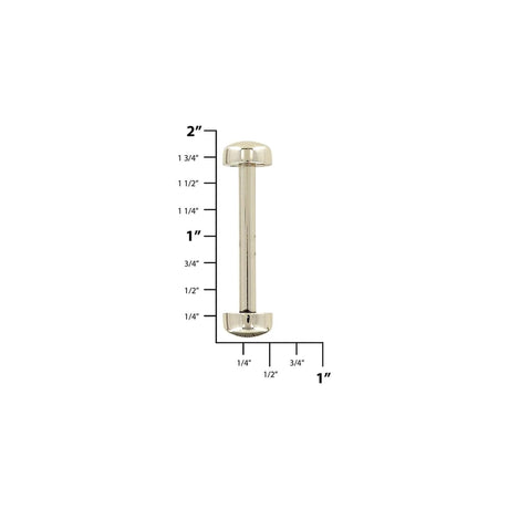 35mm Threaded Bar Nickel