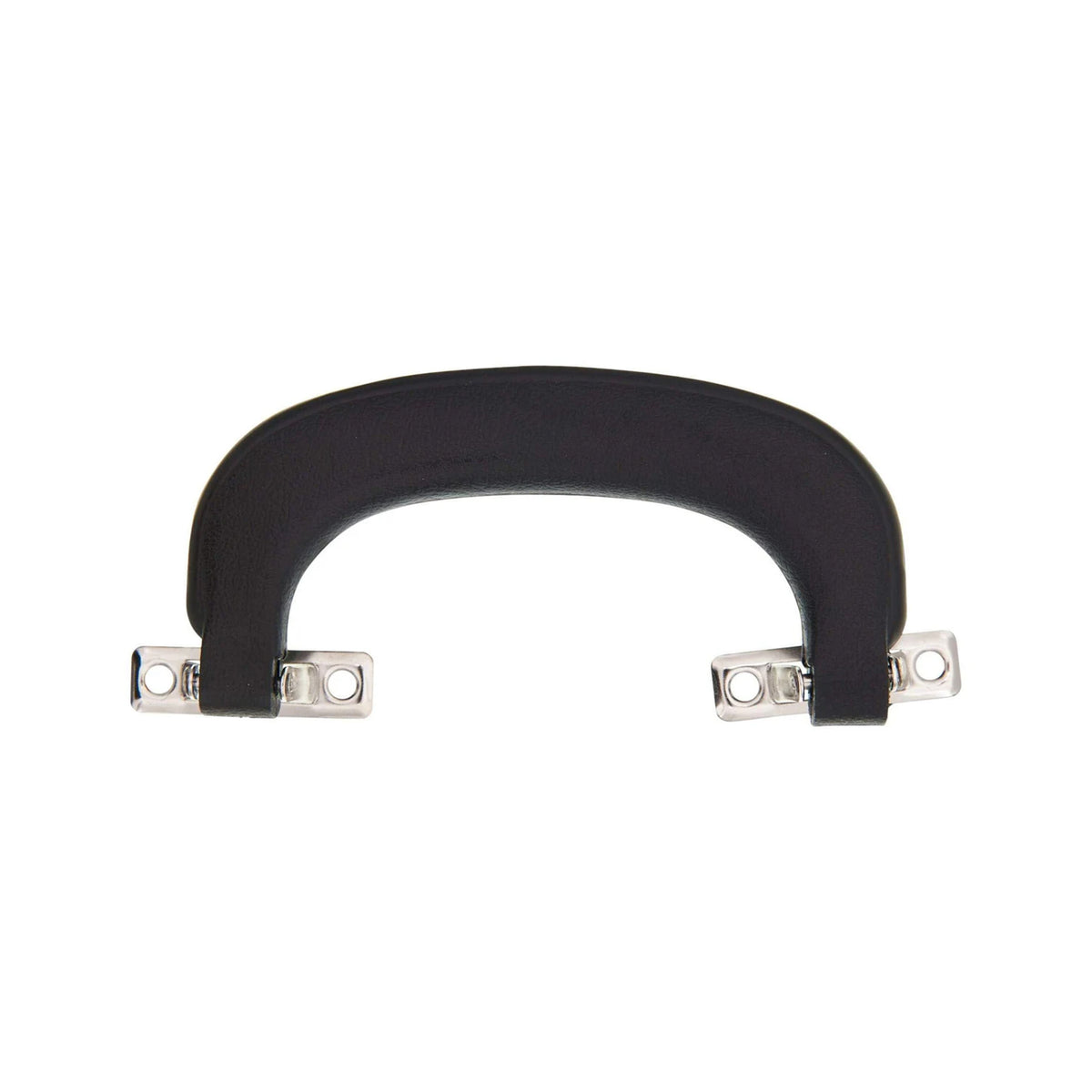 4 1/4" Black, Handle with Nickel Hardware, Plastic/Steel