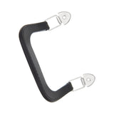 4" Black w/ Nickel, Plastic Double Handle, Zinc Alloy