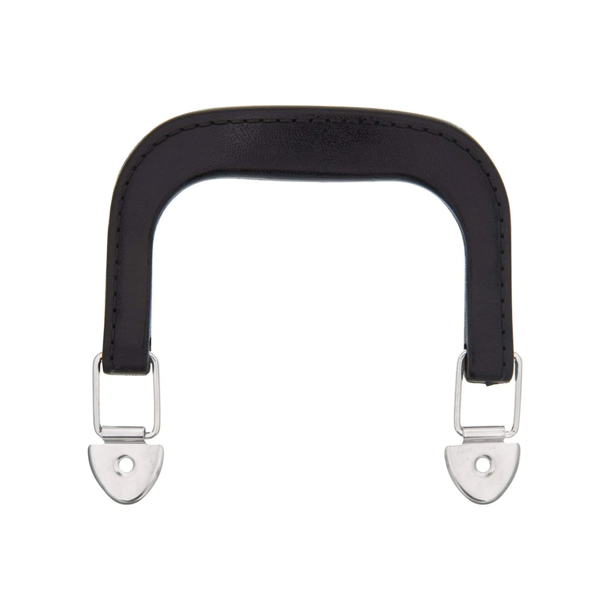 4" Black w/ Nickel, Plastic Double Handle, Zinc Alloy