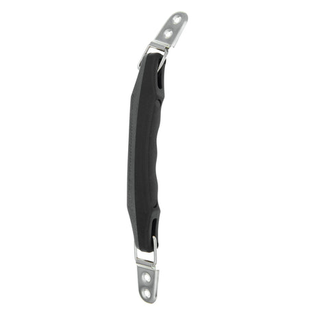 5 3/4" Black, Handle with Nickel Hardware, Vinyl