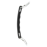 5 3/4" Black, Handle with Nickel Hardware, Vinyl