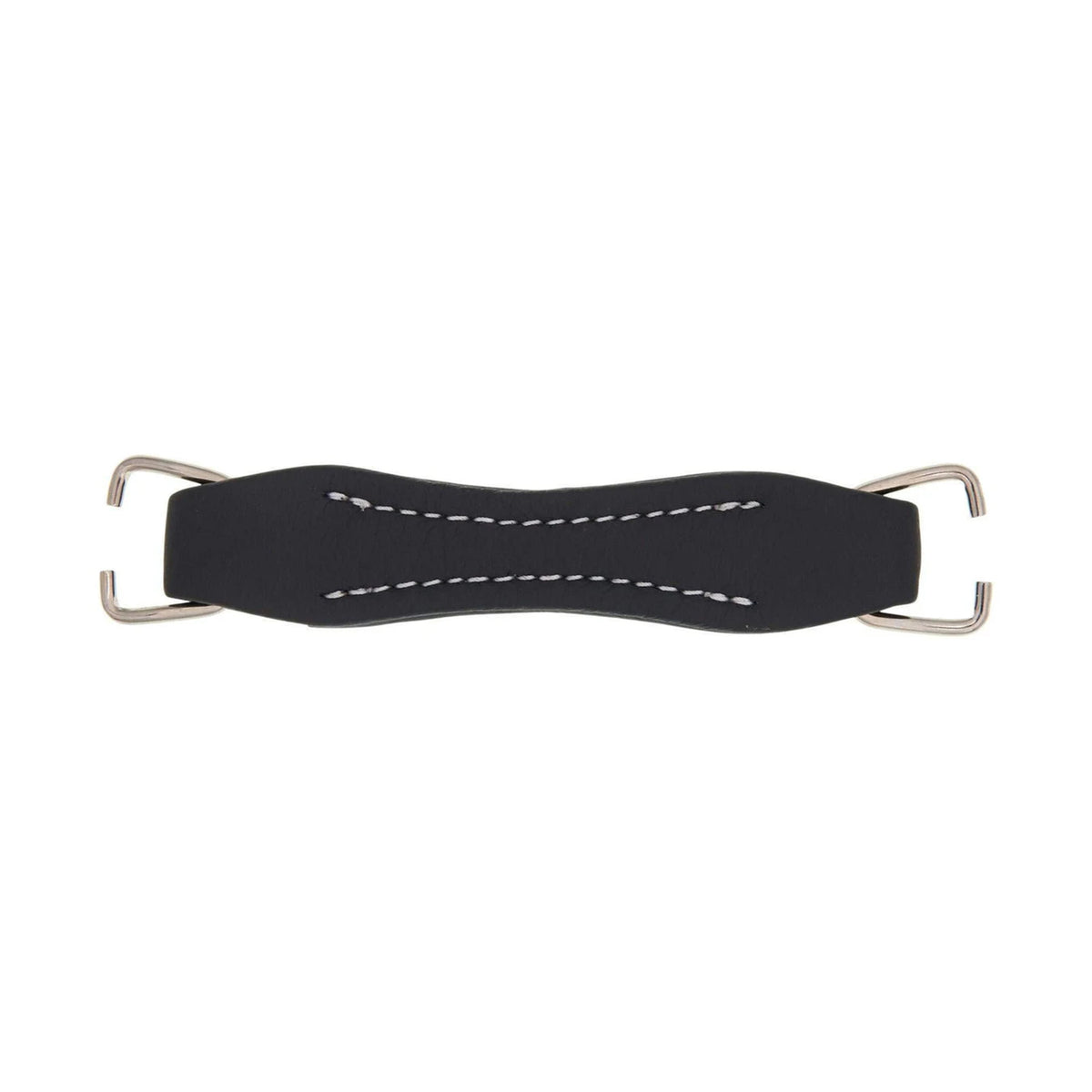 5 3/4" Black, Handle with Nickel Rings, Leather