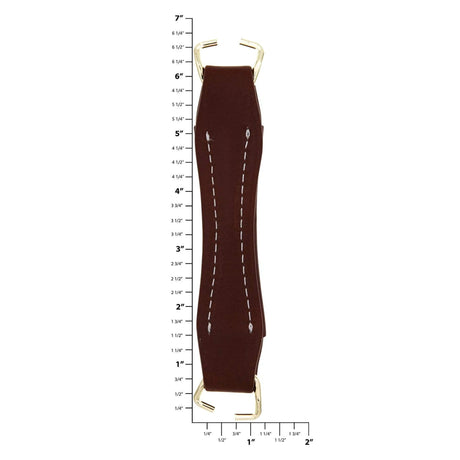 5 3/4" Brown, Handle, Leather