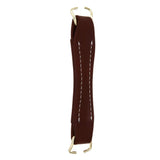 5 3/4" Brown, Handle, Leather