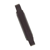 5" Brown, Padded Post Handle, Leather