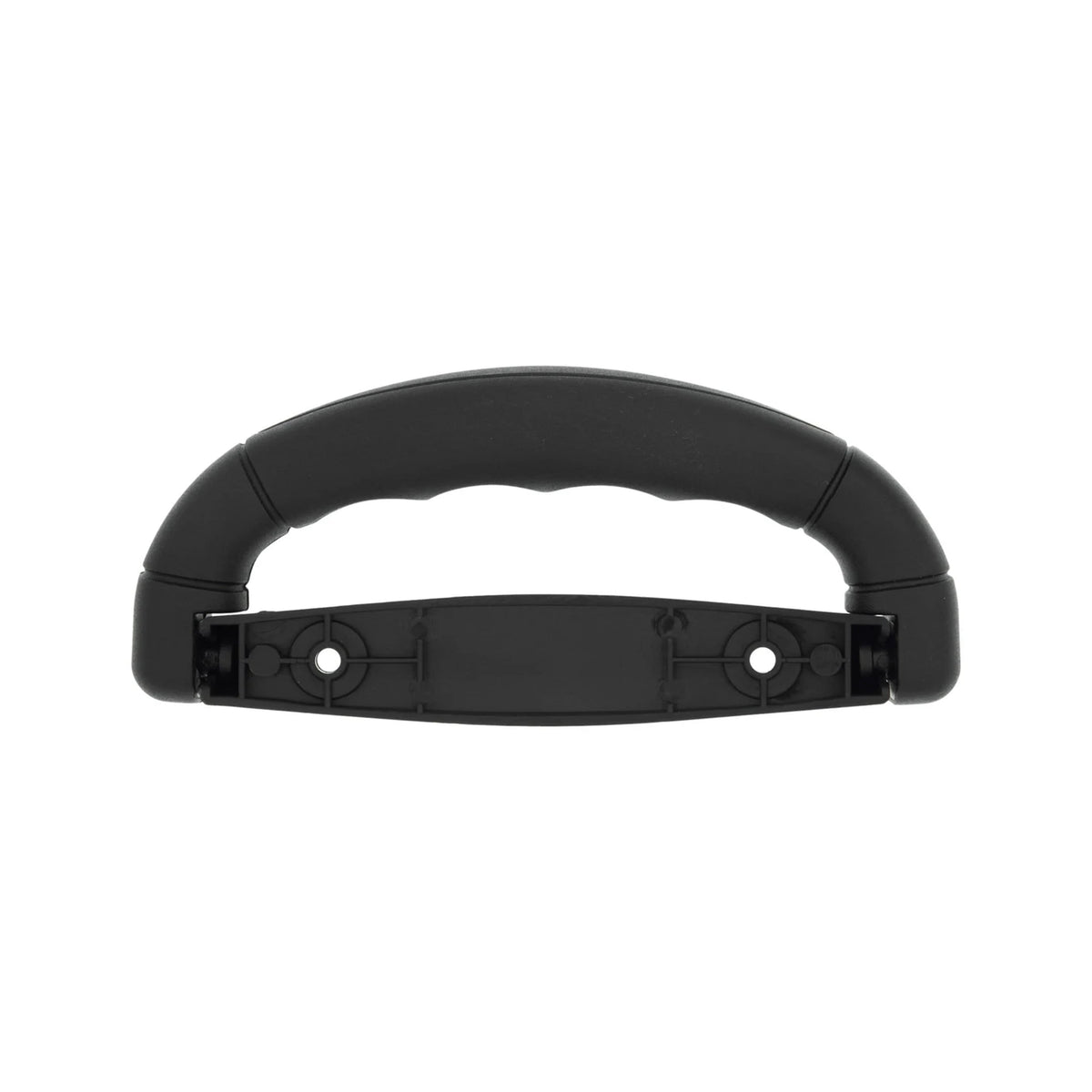 6 1/2" Black, Handle with Mounting Plate, Plastic