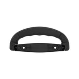 6 1/2" Black, Handle with Mounting Plate, Plastic