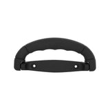 6 1/2" Black, Handle with Mounting Plate, Plastic