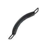 6" Black, Handle, Leather