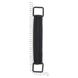6" Black, Handle, Leather