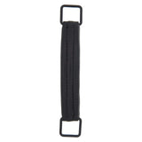 6" Black, Handle, Leather