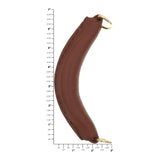7" Tan, Handle with Gold Hardware, Leather