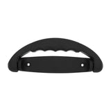 7 1/4" Black, Handle with Mounting Plate, Plastic