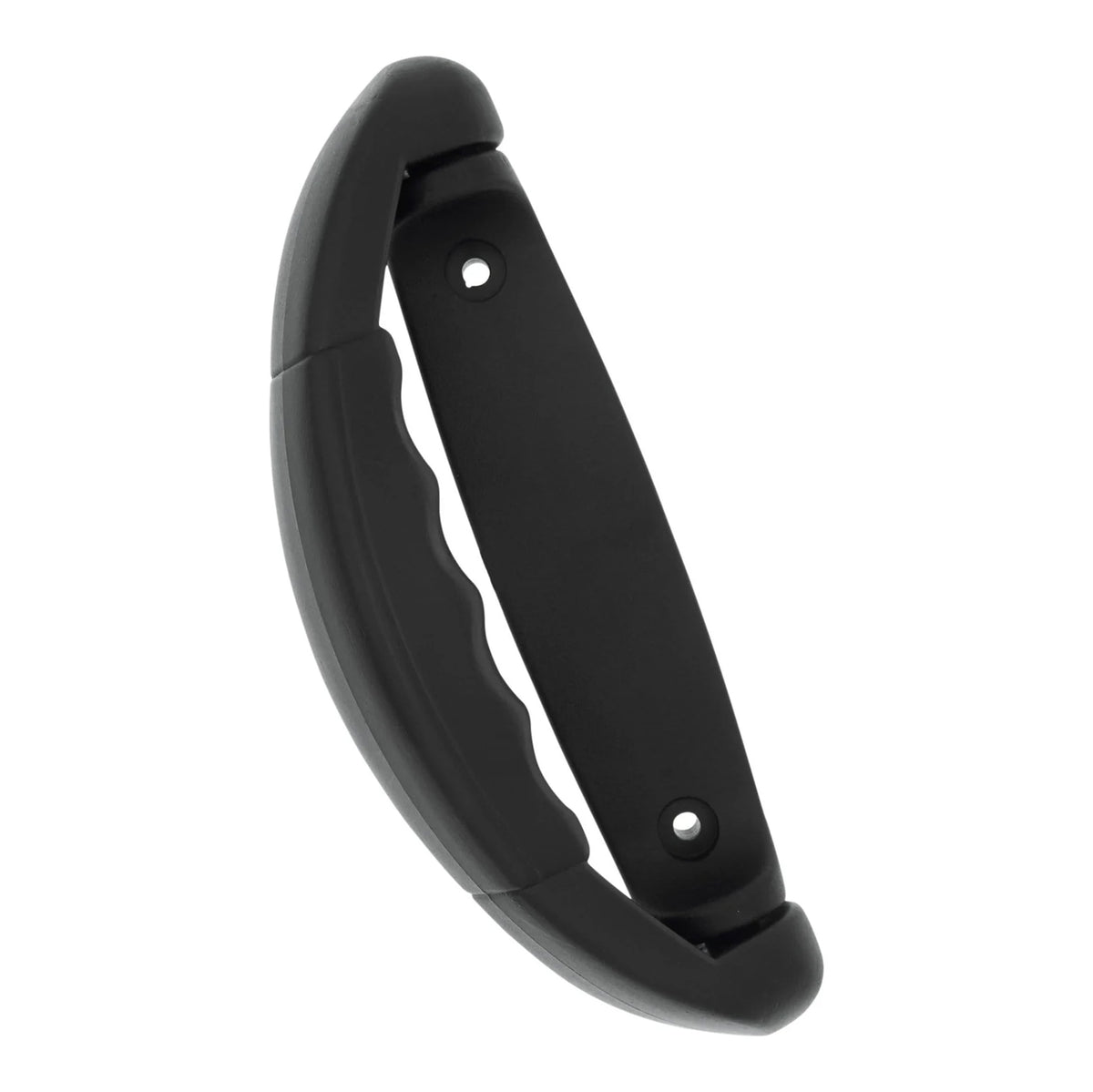 7 1/4" Black, Handle with Mounting Plate, Plastic