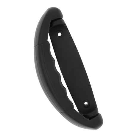 7 1/4" Black, Handle with Mounting Plate, Plastic