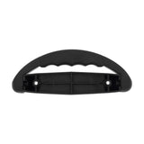 7 1/4" Black, Handle with Mounting Plate, Plastic