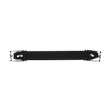8 3/4" Black, Handle with Nickel Hardware, Vinyl