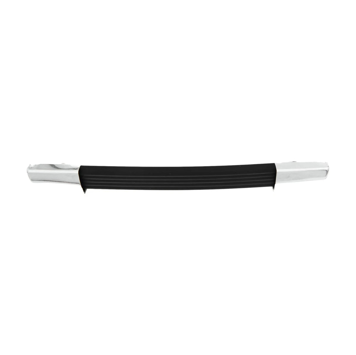 8 3/4" Black, Handle with Nickel Hardware, Vinyl