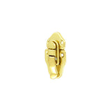 1 1/2" Brass, Catch Plate, Steel