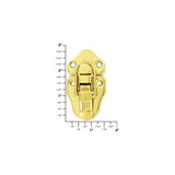 1 1/2" Brass, Catch Plate, Steel