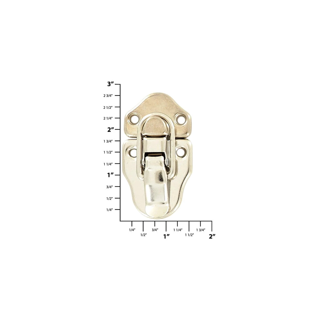 1 1/2" Nickel, Catch Plate, Steel