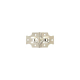 1 1/2" Nickel, Stop Hinge Plate, Steel