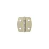 1 1/2" Shiny Nickel, Box/Case Plated Hinge, Zinc Alloy