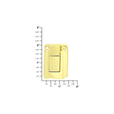 1 1/4" Brass, Catch Plate, Steel