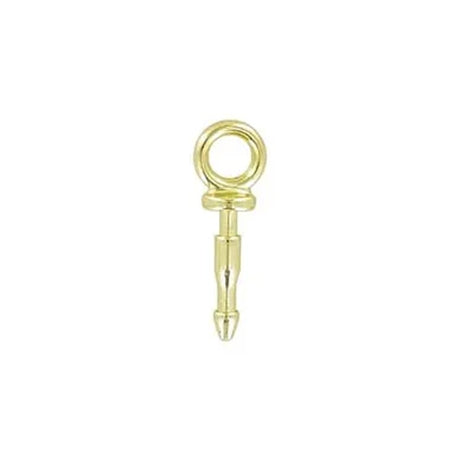 1 1/4" Brass, Snapper Rivet Ring, Steel