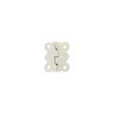 1 1/4" Nickel, Box/Case Stop Hinge Plate, Zinc Alloy