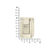 1 1/4" Nickel, Catch Plate, Steel