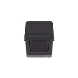 1 1/2" Black, Tuck Catch, Plastic