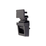 1 1/2" Black, Tuck Catch, Plastic
