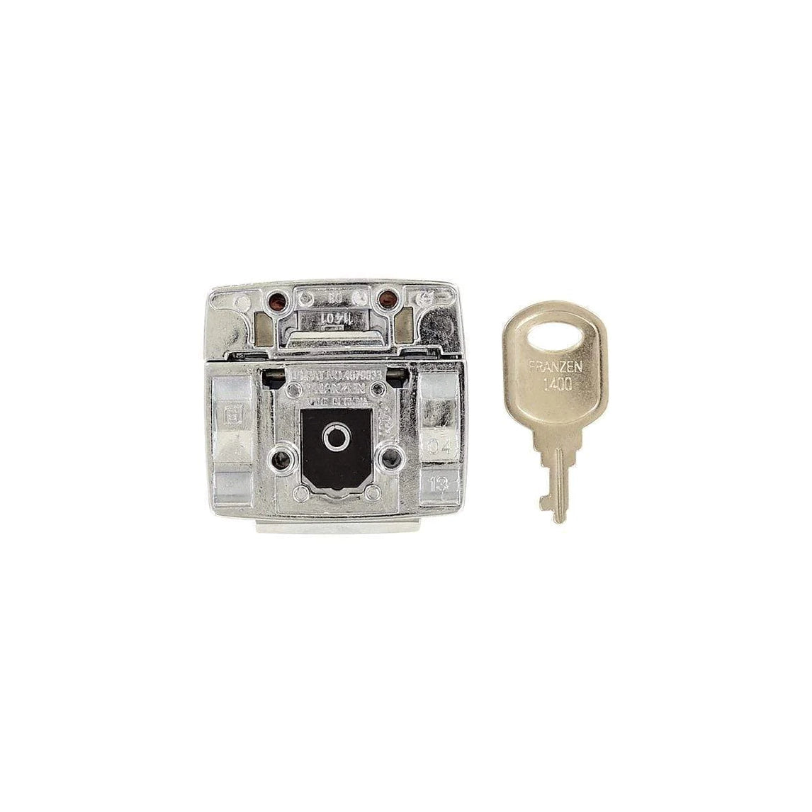 1 13/16" Chrome, Lock, Zinc Alloy