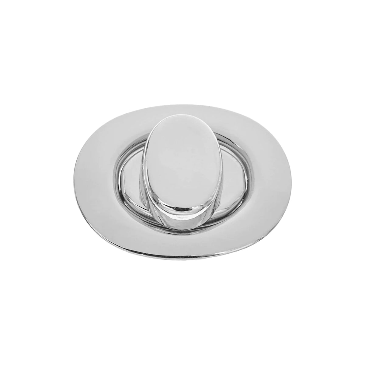 1 3/16" Nickel, Turn Lock, Zinc Alloy