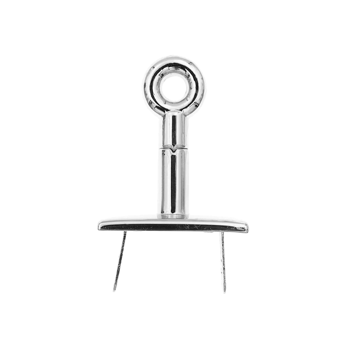 1 3/4" Shiny Nickel, Triple Plate Turn Lock, Zinc Alloy, #P-2390-NIC